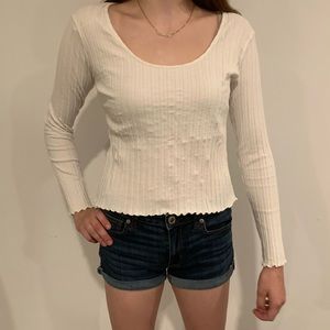 White long sleeve shirt